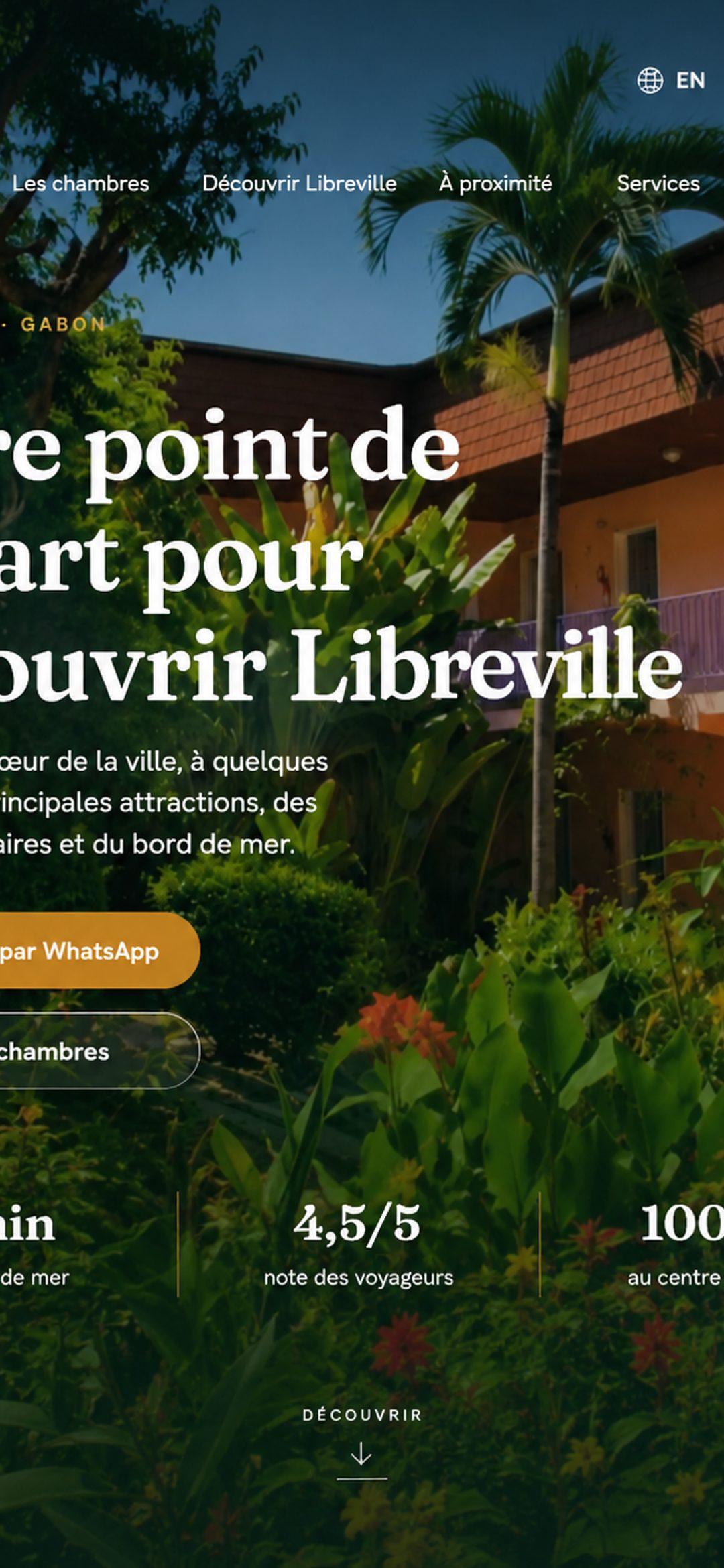 Hôtel Adagio — version mobile