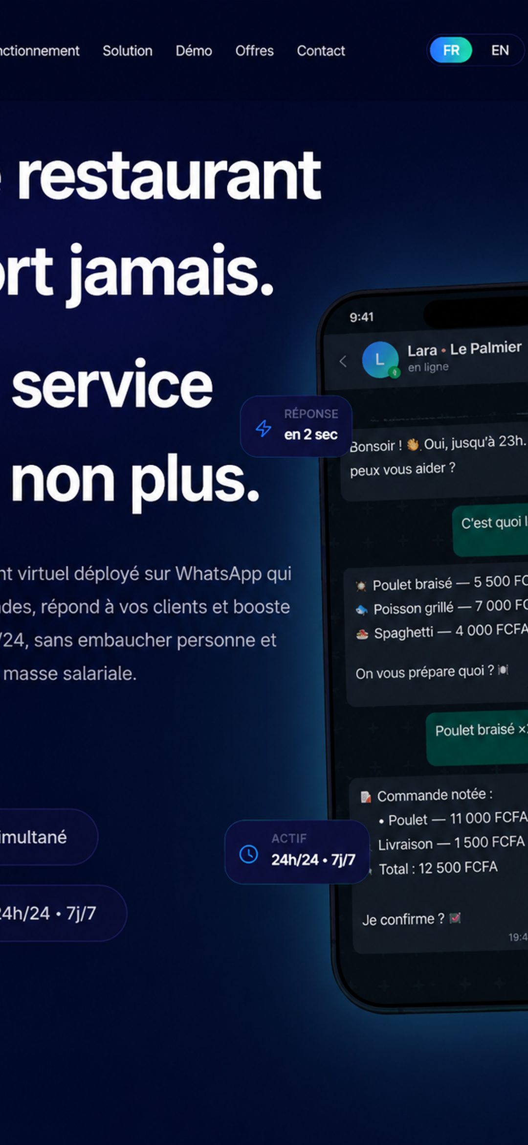 Lara — version mobile